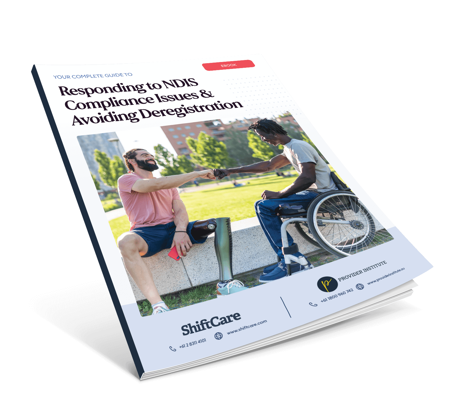 Cover art for Provider Institute's guide to meeting NDIS compliance requirements